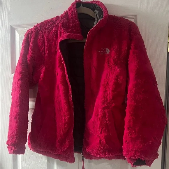 The North Face Kids' Gray and Pink Puffer Jacket - Picture 4 of 4